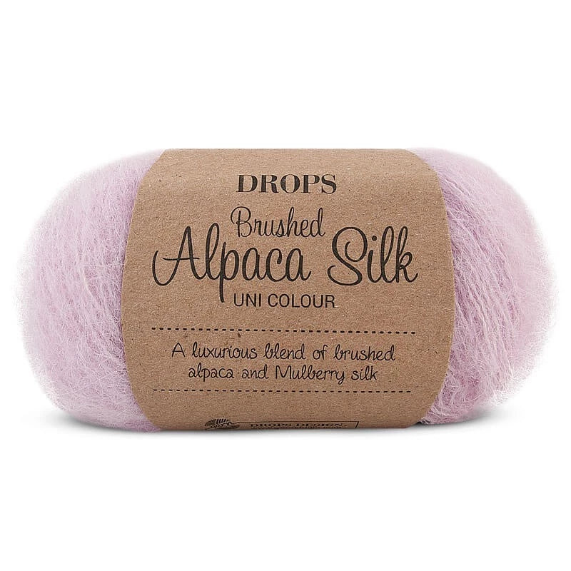 Drops Brushed Alpaca Silk - Bleu cobalt