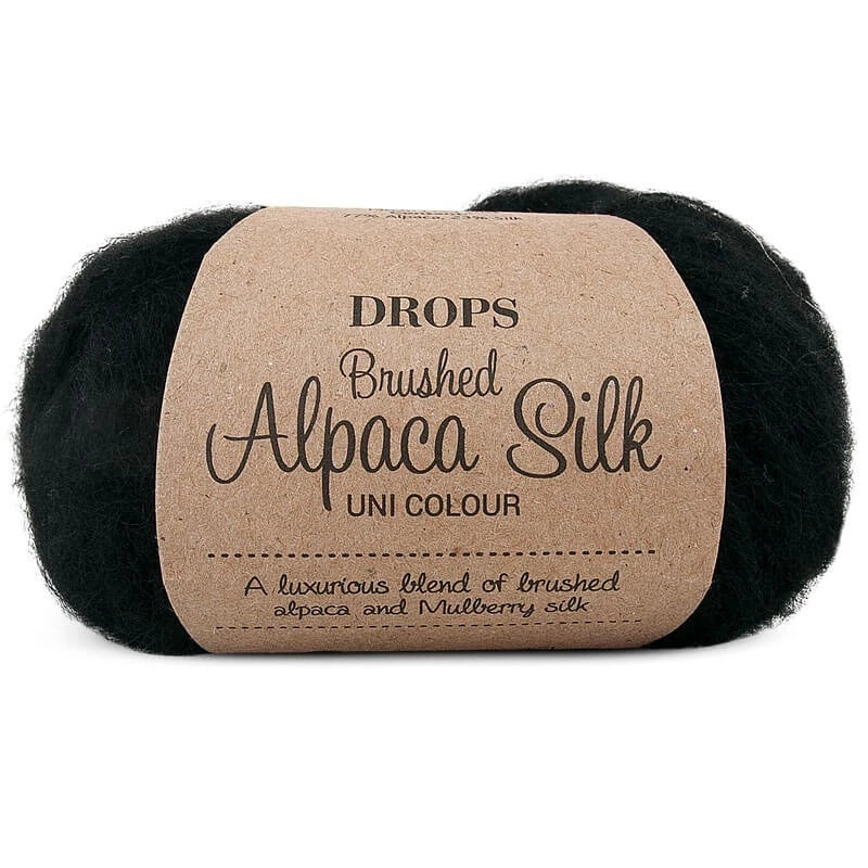 Drops Brushed Alpaca Silk - Bleu cobalt