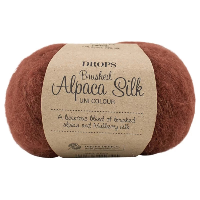 Drops Brushed Alpaca Silk - Bleu cobalt