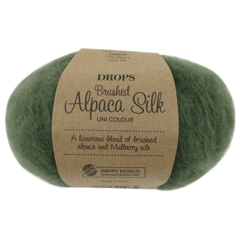 Drops Brushed Alpaca Silk - Bleu cobalt