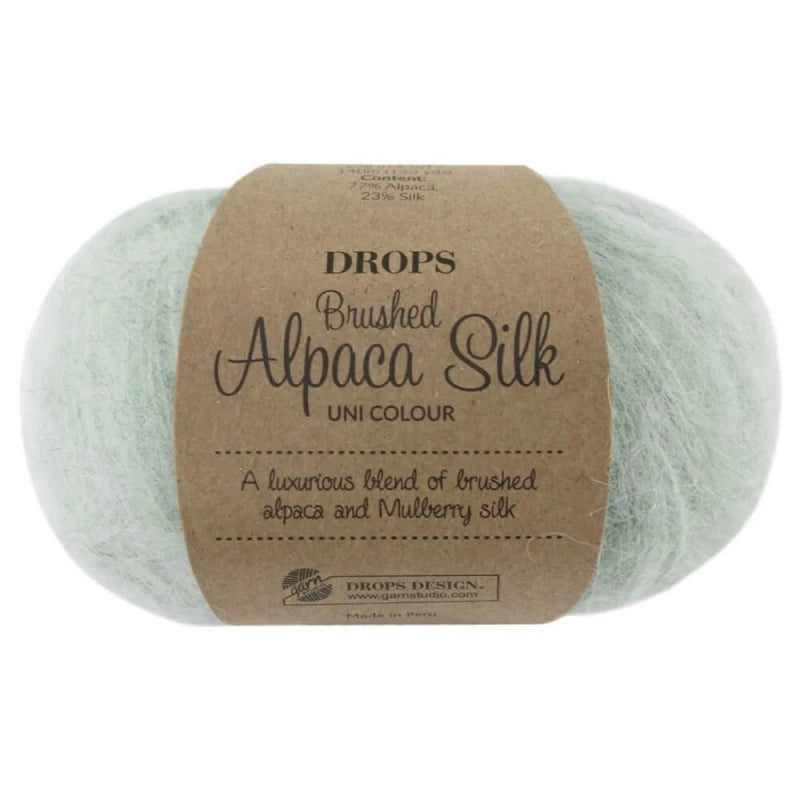Drops Brushed Alpaca Silk - Bleu cobalt