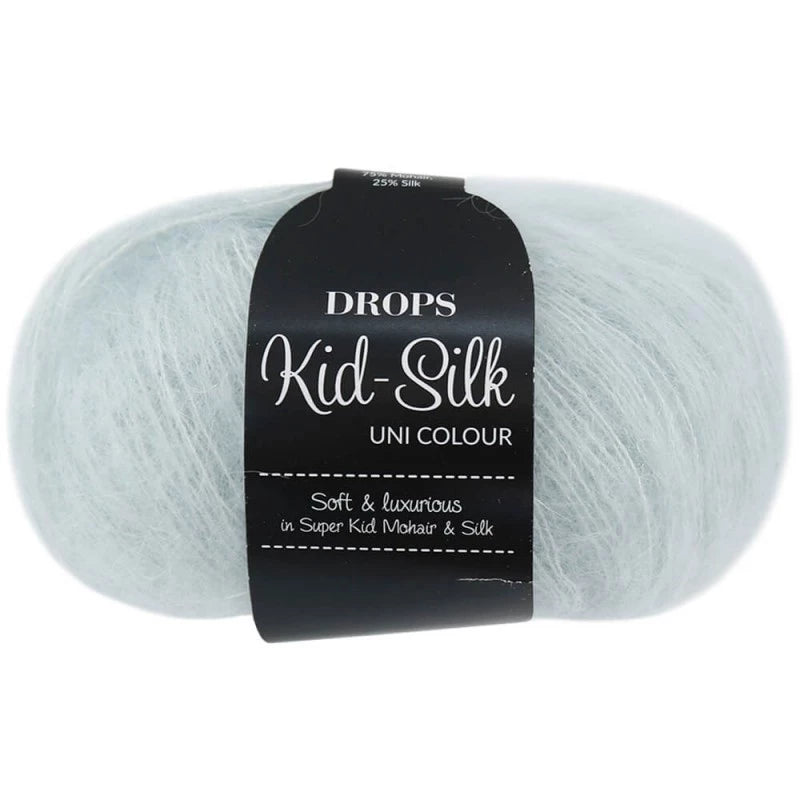 Drops Kid Silk - Vert sauge