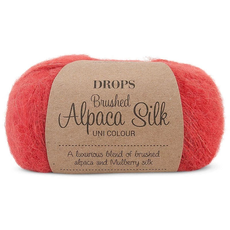 Drops Brushed Alpaca Silk - Bleu cobalt