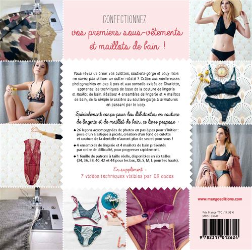 Apprendre à coudre sa lingerie et maillots de bain - Charlotte Jaubert