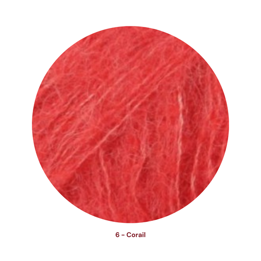 Drops Brushed Alpaca Silk - 06 Corail