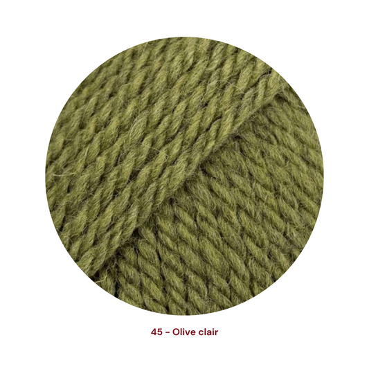 Drops Alaska - 45 Olive clair