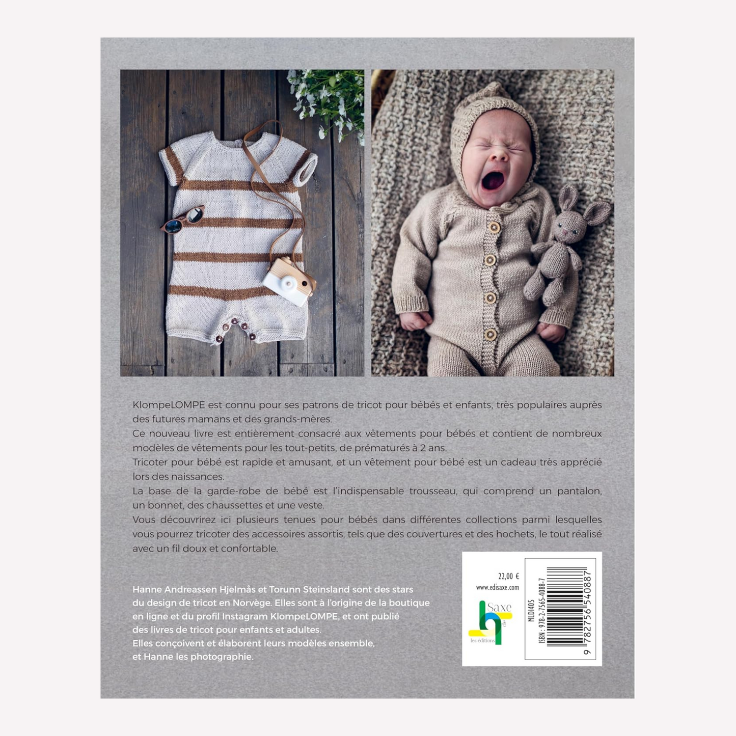 Adorable layette au tricot