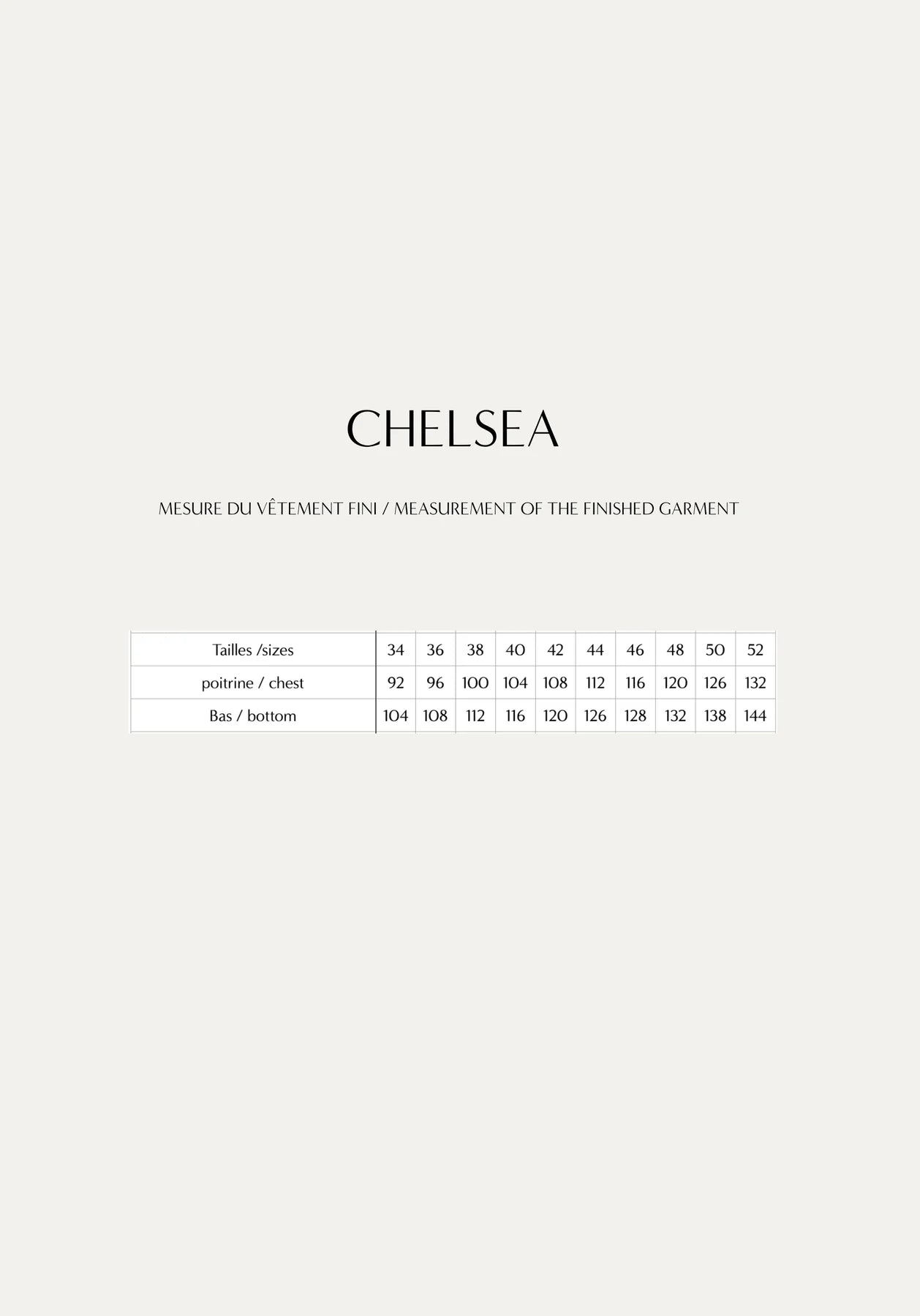 Chelsea - Maison Fauve
