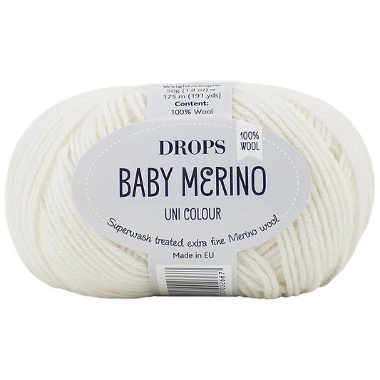 Drops Baby Merino - Blanc
