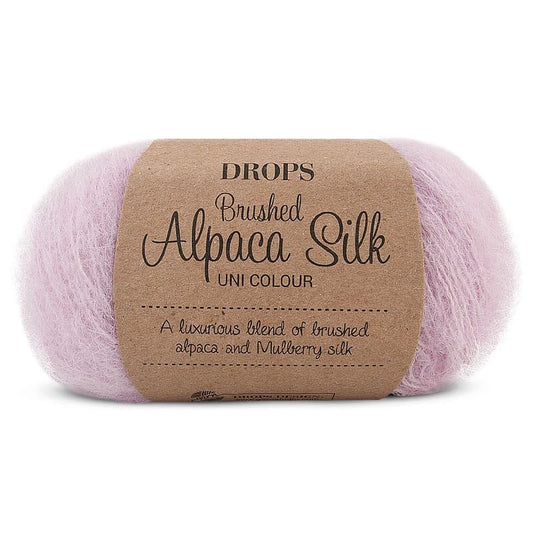 Drops Brushed Alpaca Silk - Rose poudré