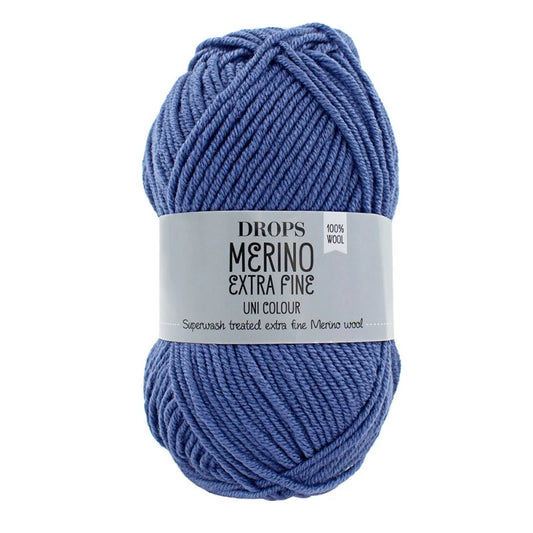 Drops Merino Extra Fine - Bleu tempête