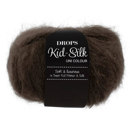 Drops Kid Silk - Brun foncé