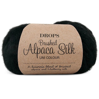 Drops Brushed Alpaca Silk - Bleu cobalt