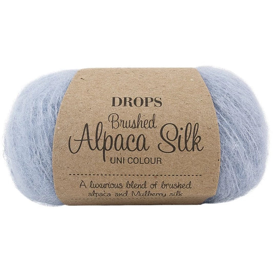 Drops Brushed Alpaca Silk - Lavende clair