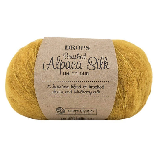 Drops Brushed Alpaca Silk - Curry