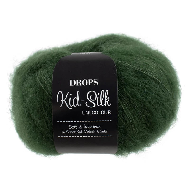 Drops Kid Silk - Vert sauge