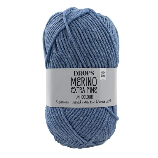 Drops Merino Extra Fine - Rêve bleu