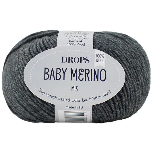 Drops Baby Merino - Gris foncé