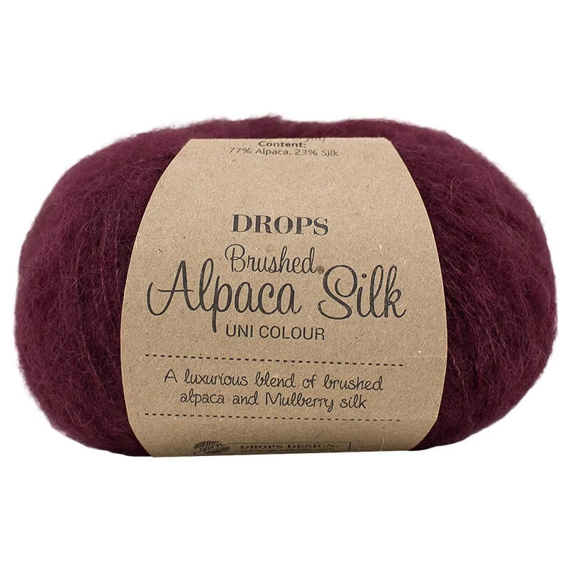Drops Brushed Alpaca Silk - Bleu cobalt