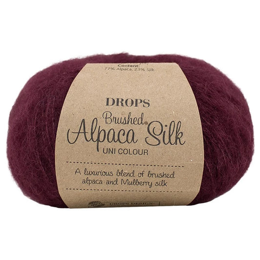 Drops Brushed Alpaca Silk - Bordeaux