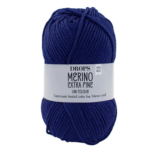 Drops Merino Extra Fine - Bleu marine
