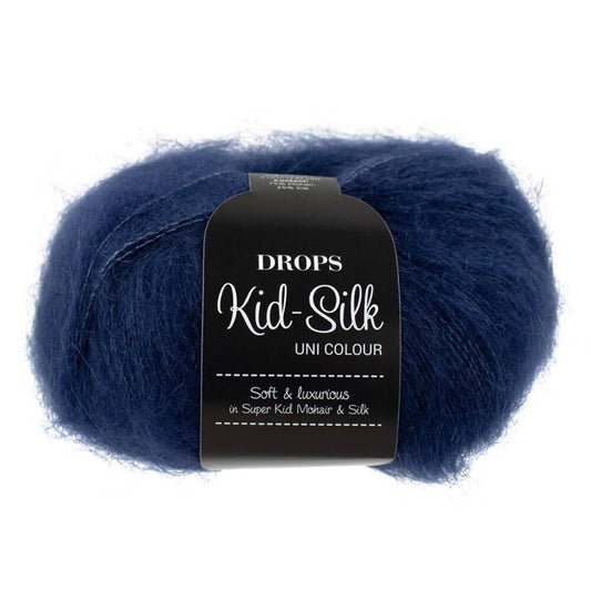 Drops Kid Silk - Bleu marine