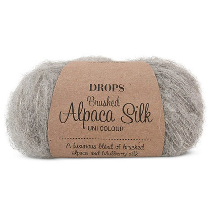 Drops Brushed Alpaca Silk - Bleu cobalt