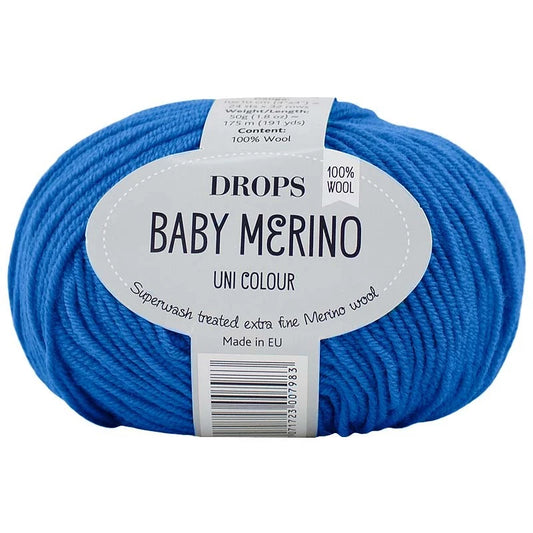 Drops Baby Merino - Bleu électrique
