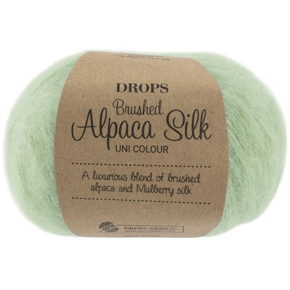 Drops Brushed Alpaca Silk - Bleu cobalt