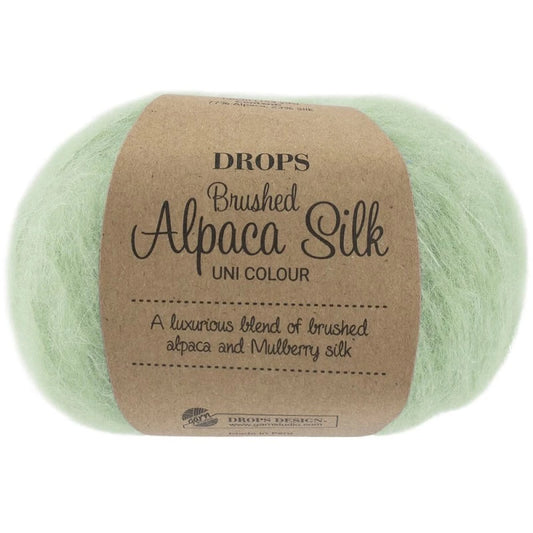 Drops Brushed Alpaca Silk - Glace pistache