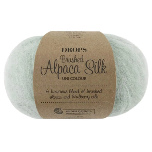 Drops Brushed Alpaca Silk - Gris perle