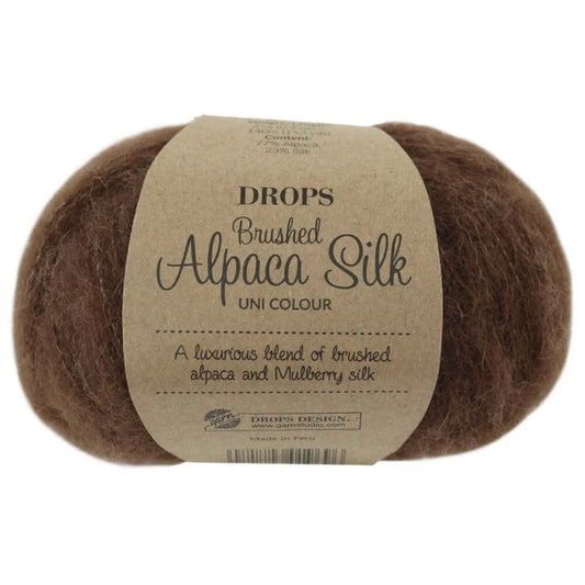 Drops Brushed Alpaca Silk - Chocolat