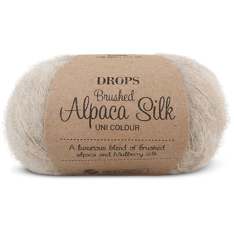 Drops Brushed Alpaca Silk - Bleu cobalt
