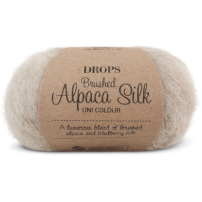 Drops Brushed Alpaca Silk - Bleu cobalt
