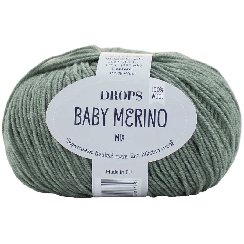 Drops Baby Merino - Vert sauge