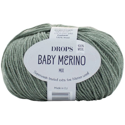 Drops Baby Merino - Vert sauge