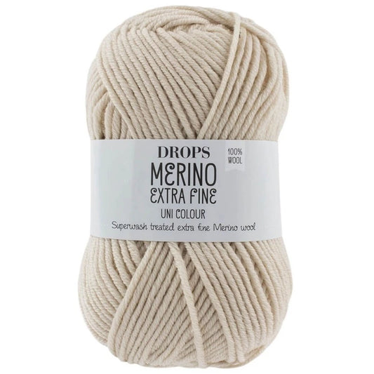 Drops Merino Extra Fine - Beige clair