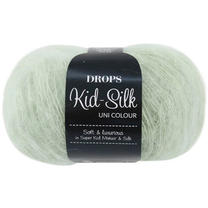 Drops Kid Silk - Vert sauge
