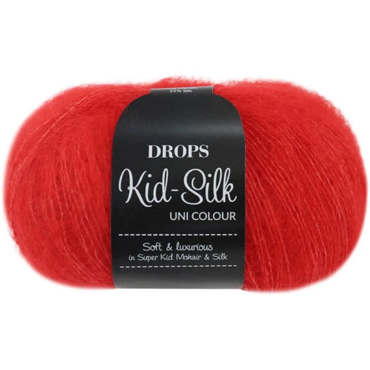 Drops Kid Silk - Rouge vif