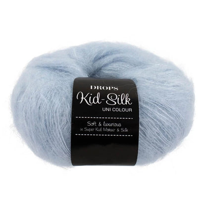 Drops Kid Silk - Vert sauge