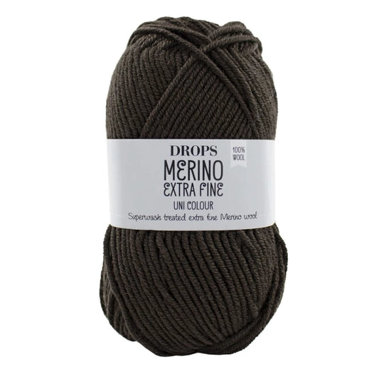 Drops Merino Extra Fine - Brun foncé