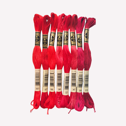 Fils à broder Spécial (Rouges) - DMC