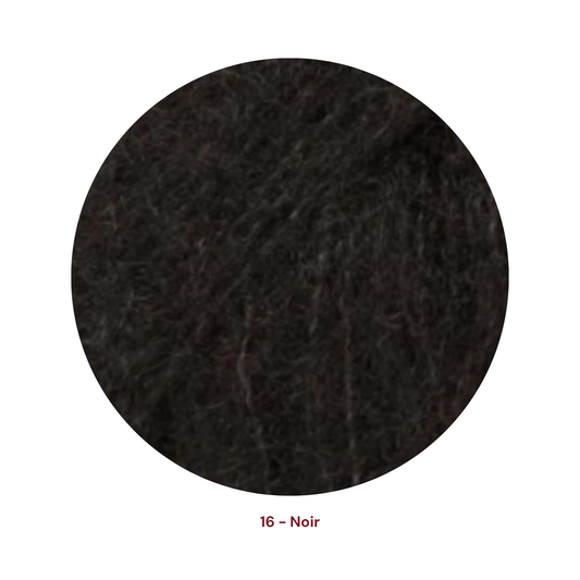 Drops Brushed Alpaca Silk - 16 Noir