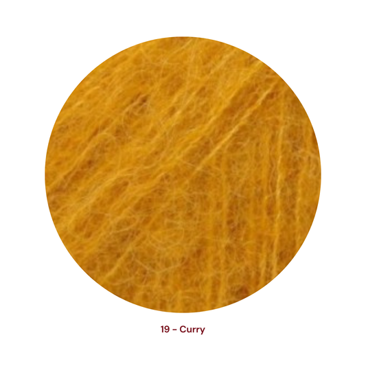 Drops Brushed Alpaca Silk - 19 Curry