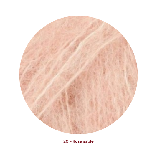 Drops Brushed Alpaca Silk - 20 Rose sable