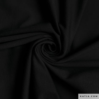 Jersey de coton - Noir