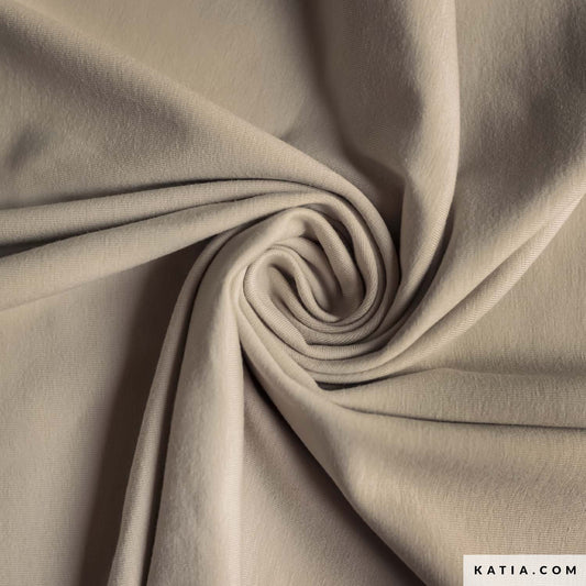 Jersey de coton - Sable