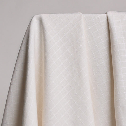 Lin Viscose "Little Tile Off-White" - Atelier Brunette