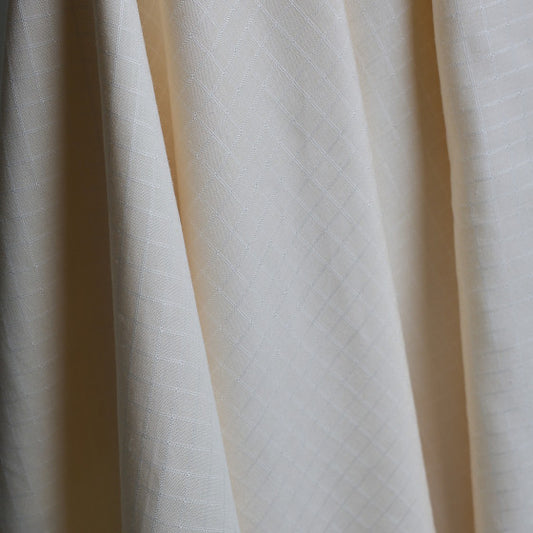 Lin Viscose "Little Tile Off-White" - Atelier Brunette